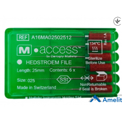 Інструмент ручний H-File M-Access №25, 25 мм (Dentsply Sirona), 6 шт./пак.